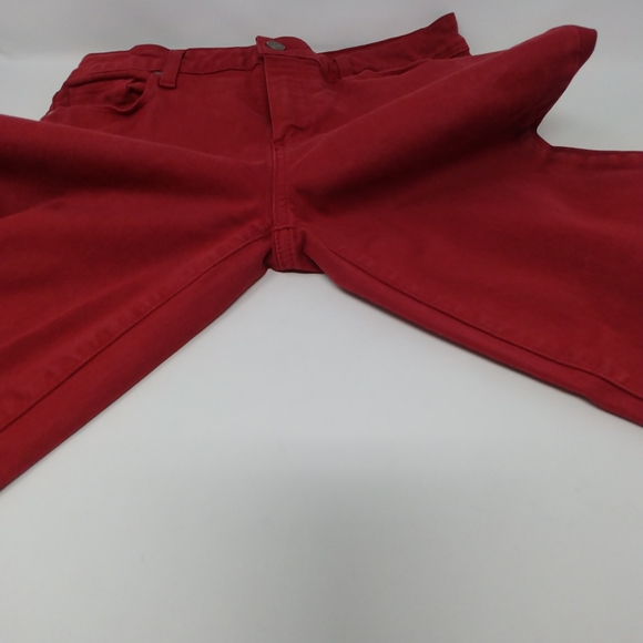 Paige Jeans Verdugo Ankle Red Women Sz. 31 - Picture 4 of 8